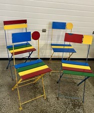 4 Chaises Pliantes Design